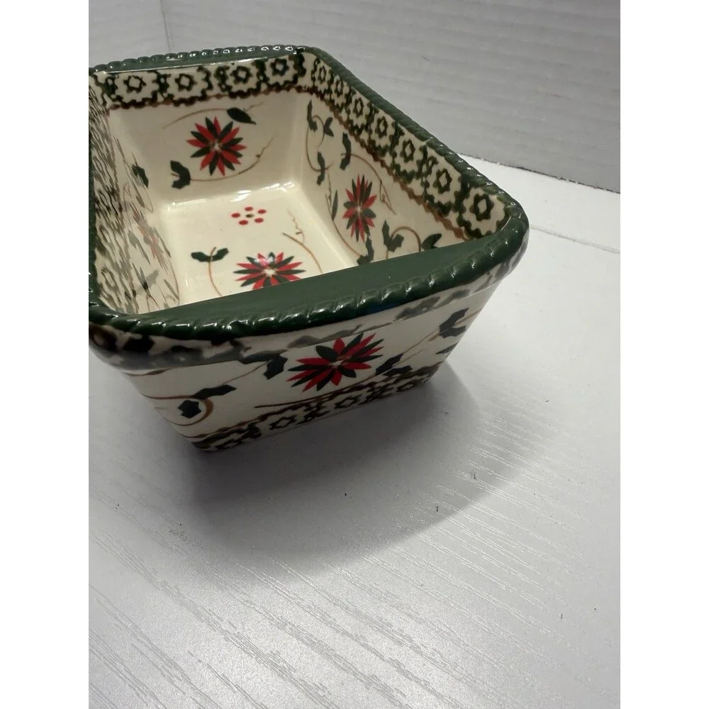 Temp-tations by Tara Holiday Loaf Pan – 12oz Rectangular Stoneware – Plastic Lid